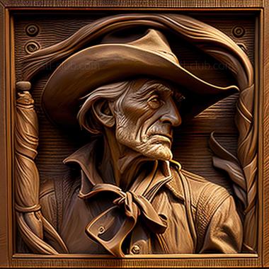 3D model Edward Percy Moran American artist (STL)